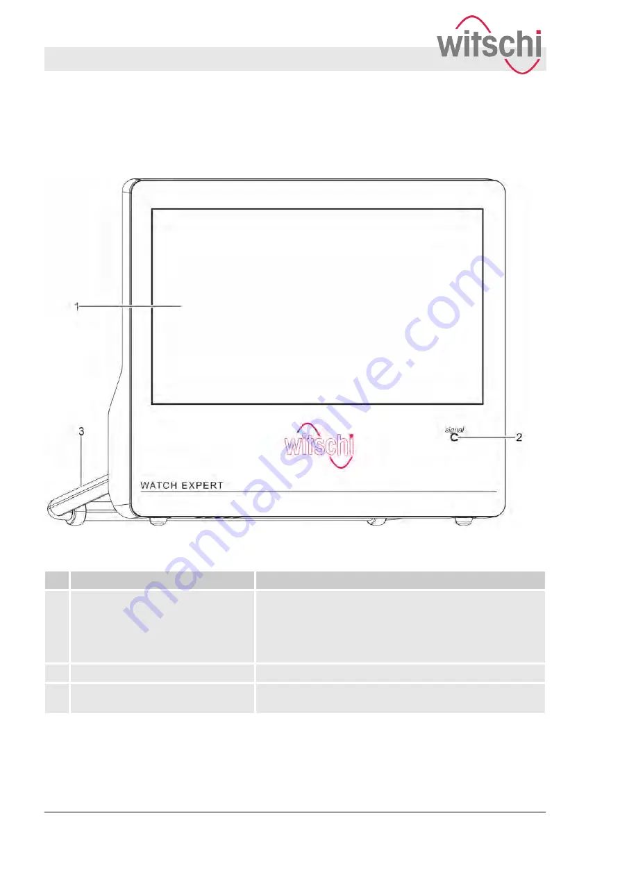 Witschi Watch Expert Operating Instructions Manual Download Page 6