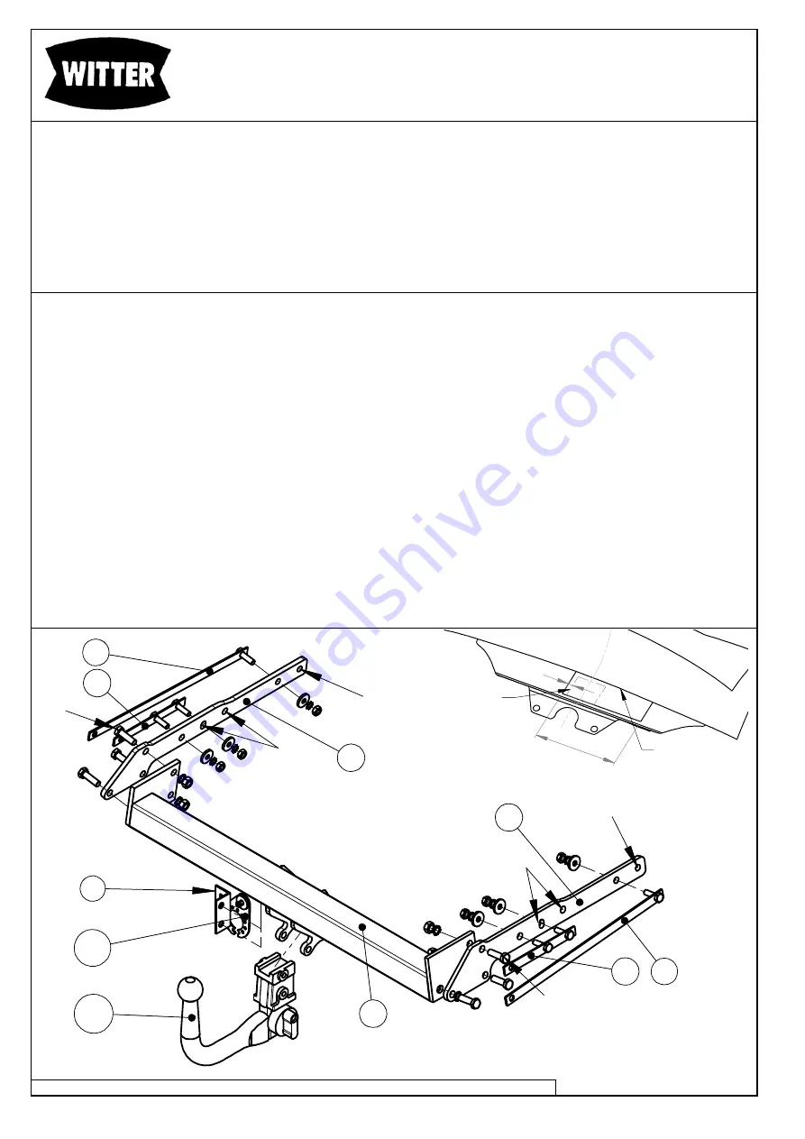 Witter F129AU Fitting Instructions Download Page 1