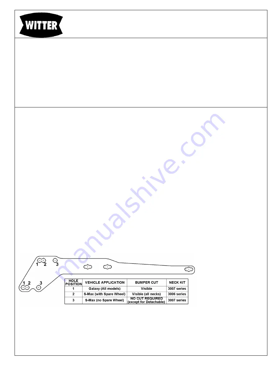 Witter F177U Fitting Instructions Download Page 1