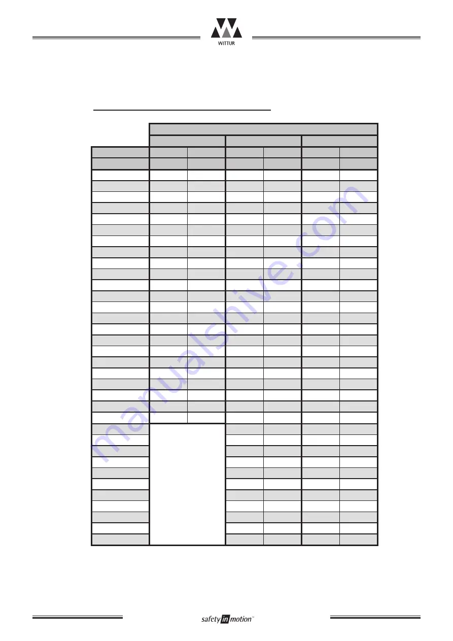 WITTUR CSGB-01C Operating Instructions Manual Download Page 20