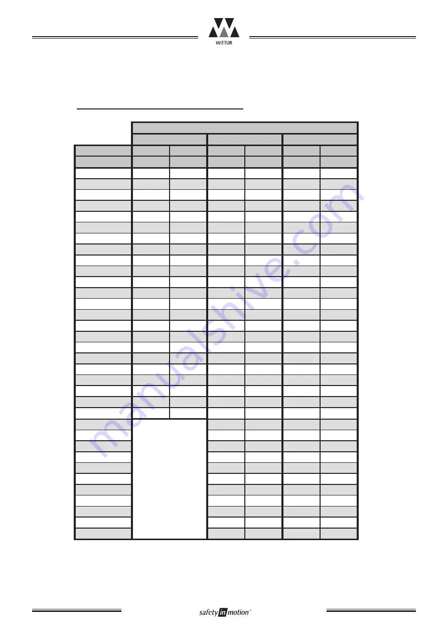 WITTUR CSGB-01C Operating Instructions Manual Download Page 21