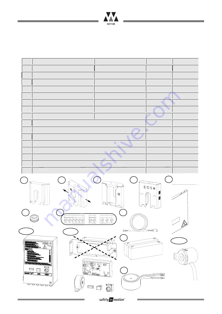 WITTUR EOS D 200mm Operating Instructions Manual Download Page 59