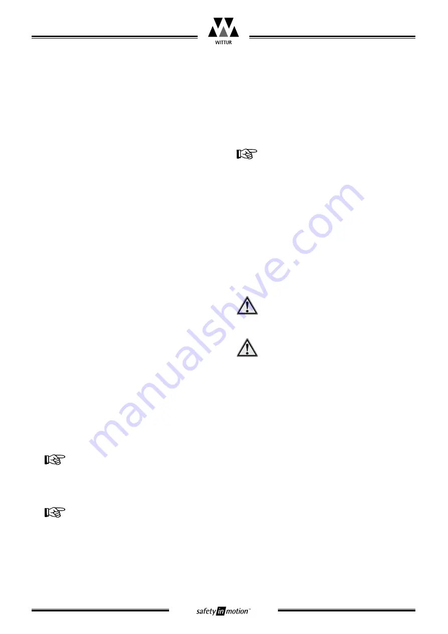 WITTUR USG-25P Operating Instructions Manual Download Page 19