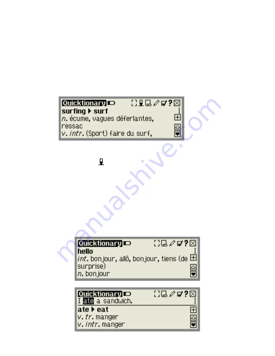 WizCom Technologies Quicktionary TS User Manual Download Page 73