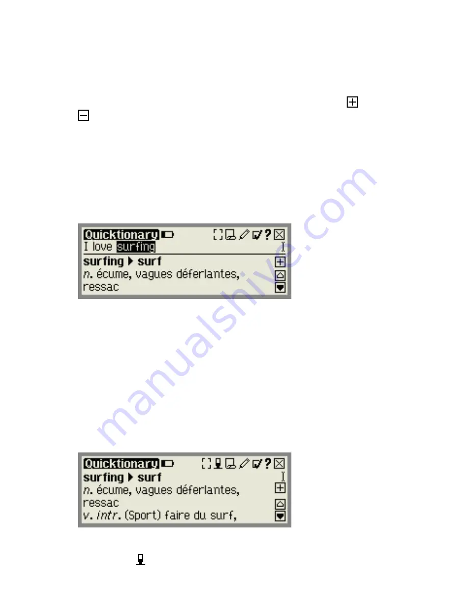 WizCom Technologies Quicktionary TS User Manual Download Page 98