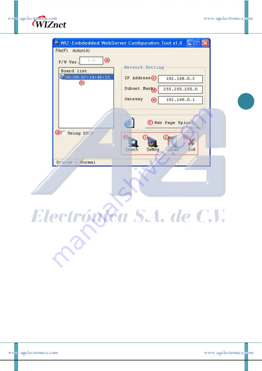 Wiznet WIZ200WEB User Manual Download Page 18