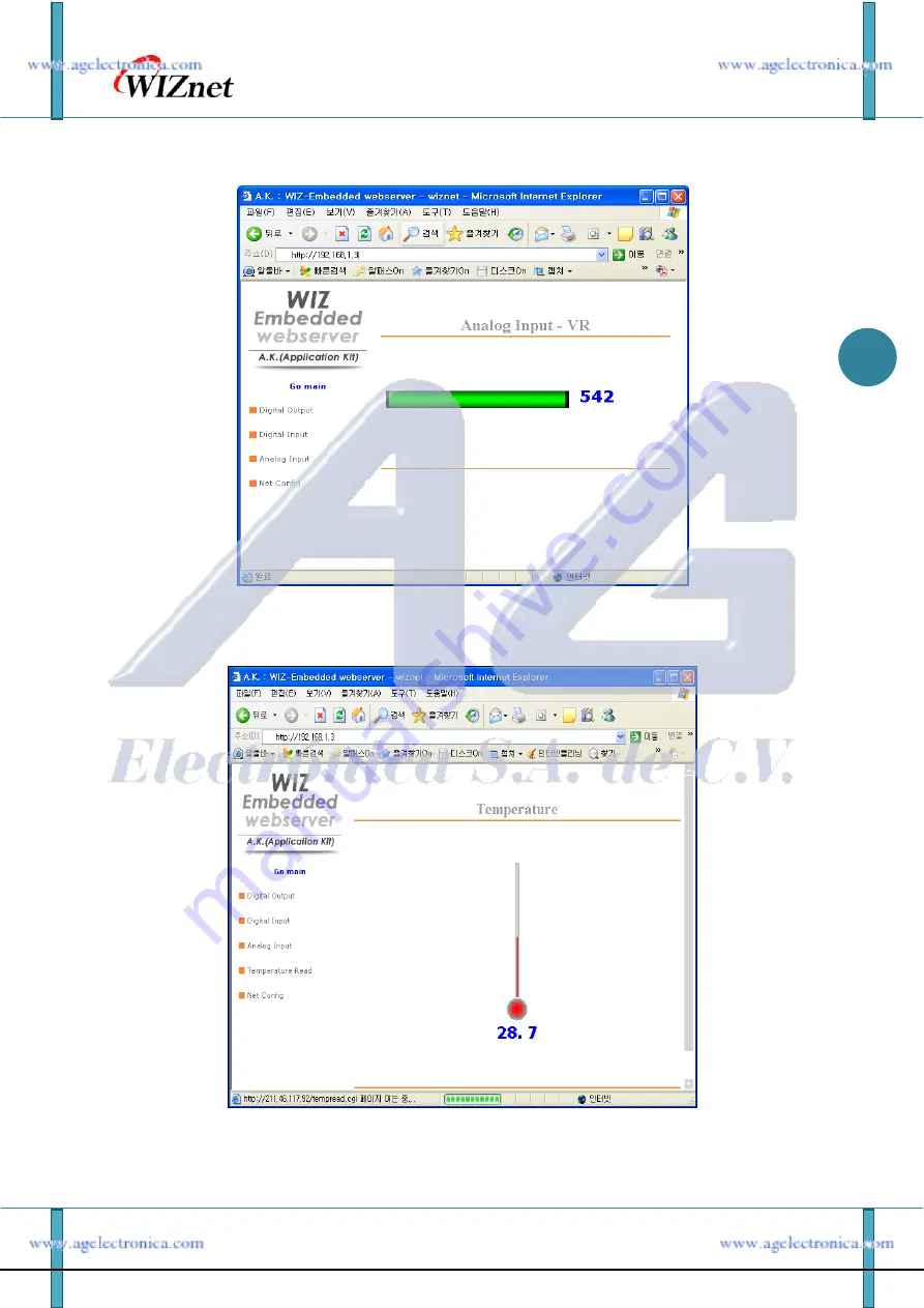 Wiznet WIZ200WEB User Manual Download Page 25