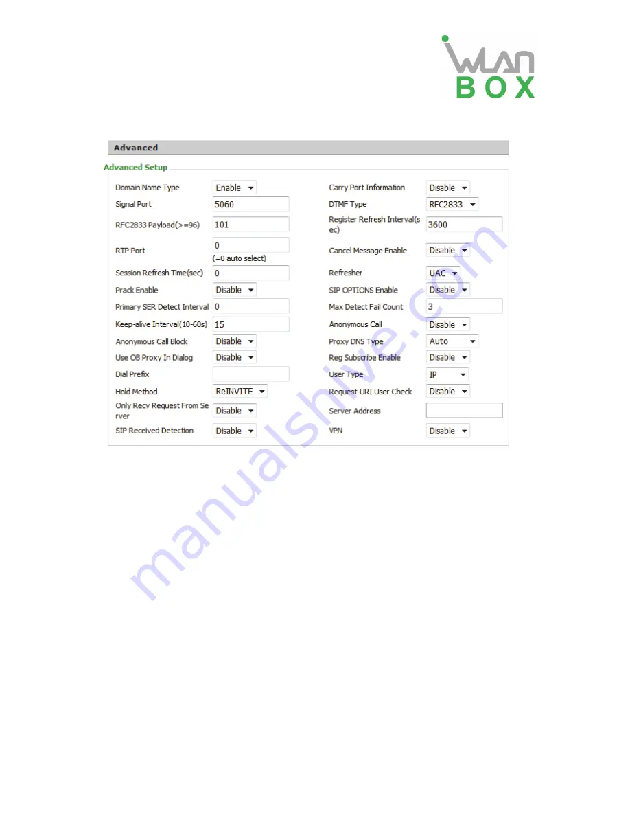 Wlan BOX WB100A Скачать руководство пользователя страница 31