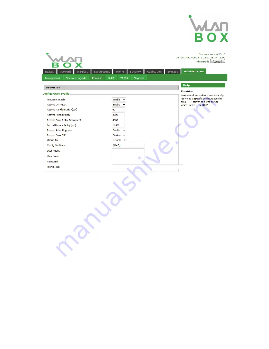 Wlan BOX WB100A User Manual Download Page 47