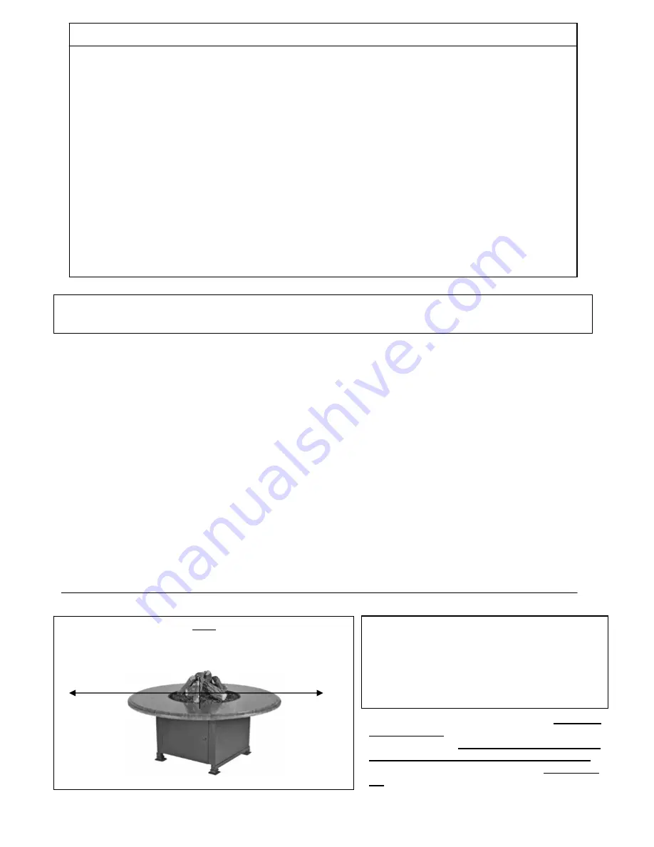 WLee OUTDOOR FIREPIT FOR PROPANE AND NATURAL GAS Owner'S Manual Download Page 2