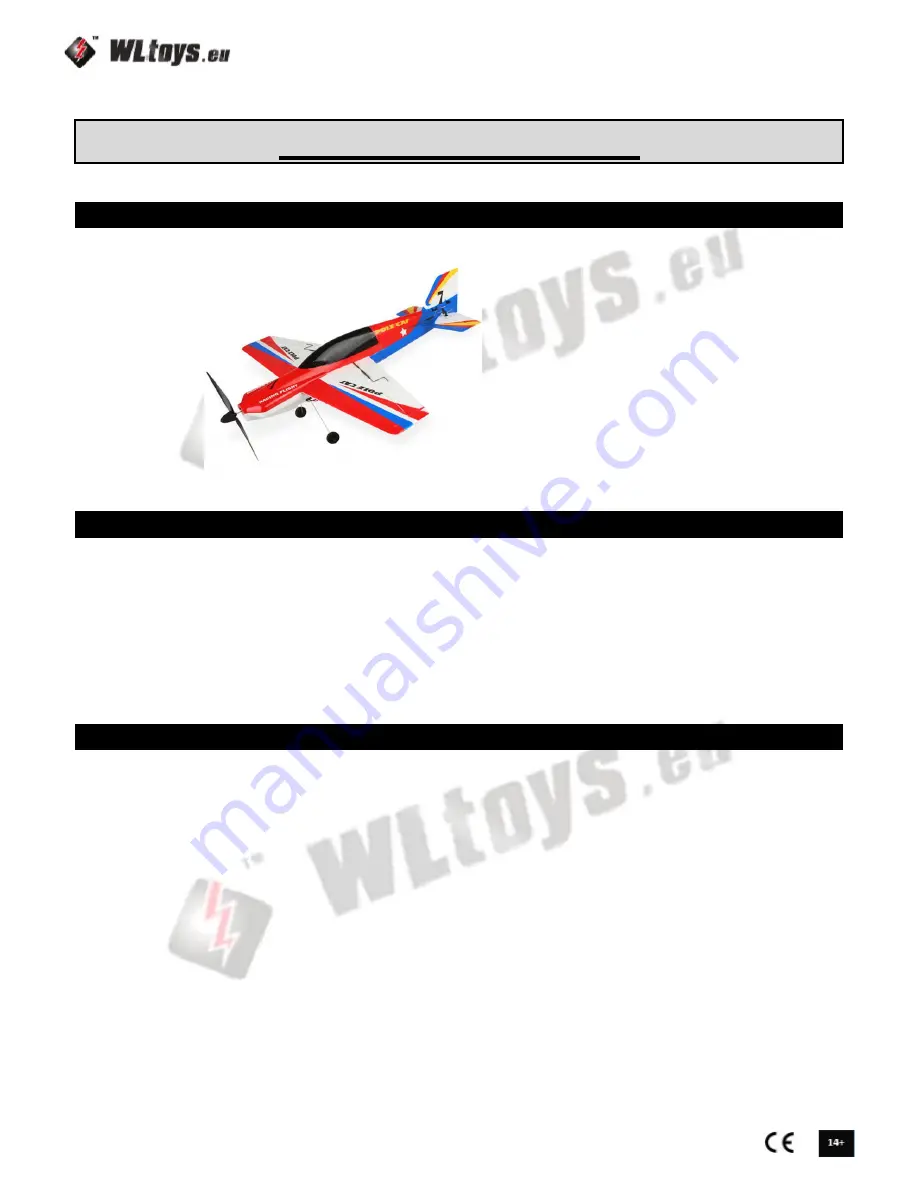 WLtoys F939-A Instruction Manual Download Page 1