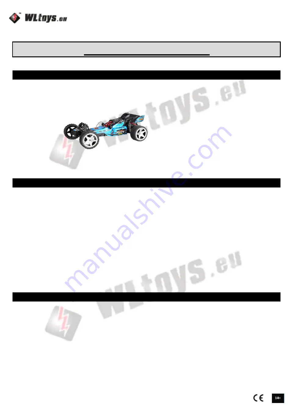 WLtoys L959 Instruction Manual Download Page 1