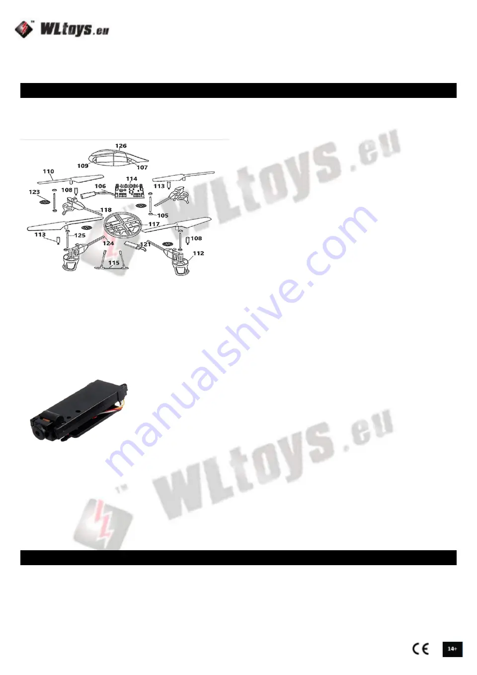 WLtoys UFO SKYLARK V626 Instruction Manual Download Page 7