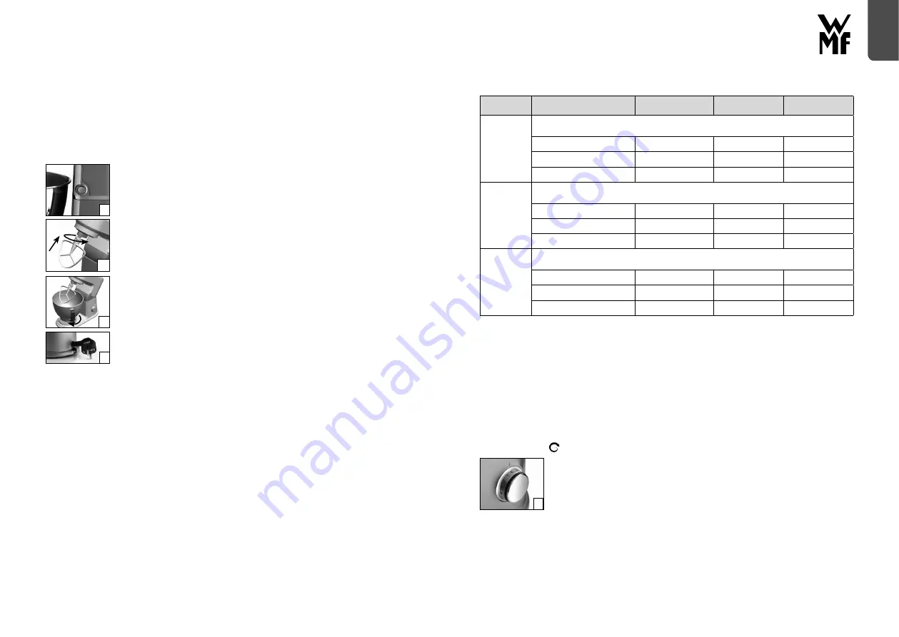 WMF Kuchenminis series Operating Manual Download Page 39