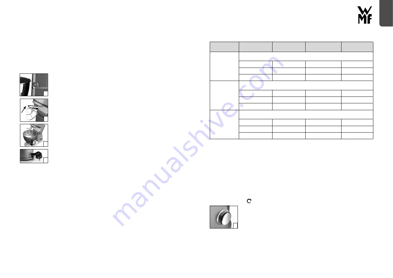 WMF Kuchenminis series Operating Manual Download Page 54