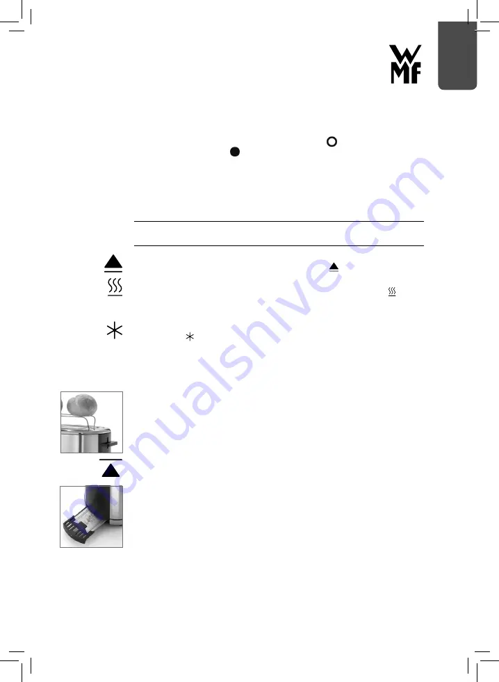 WMF LONO Toaster Operating Manual Download Page 5