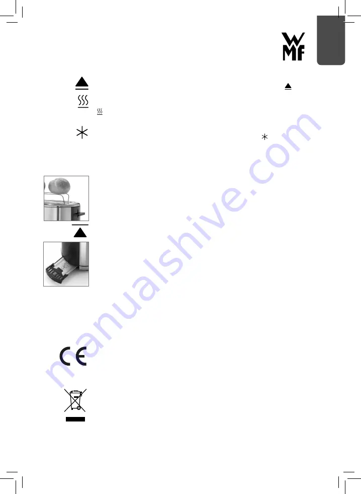 WMF LONO Toaster Operating Manual Download Page 41