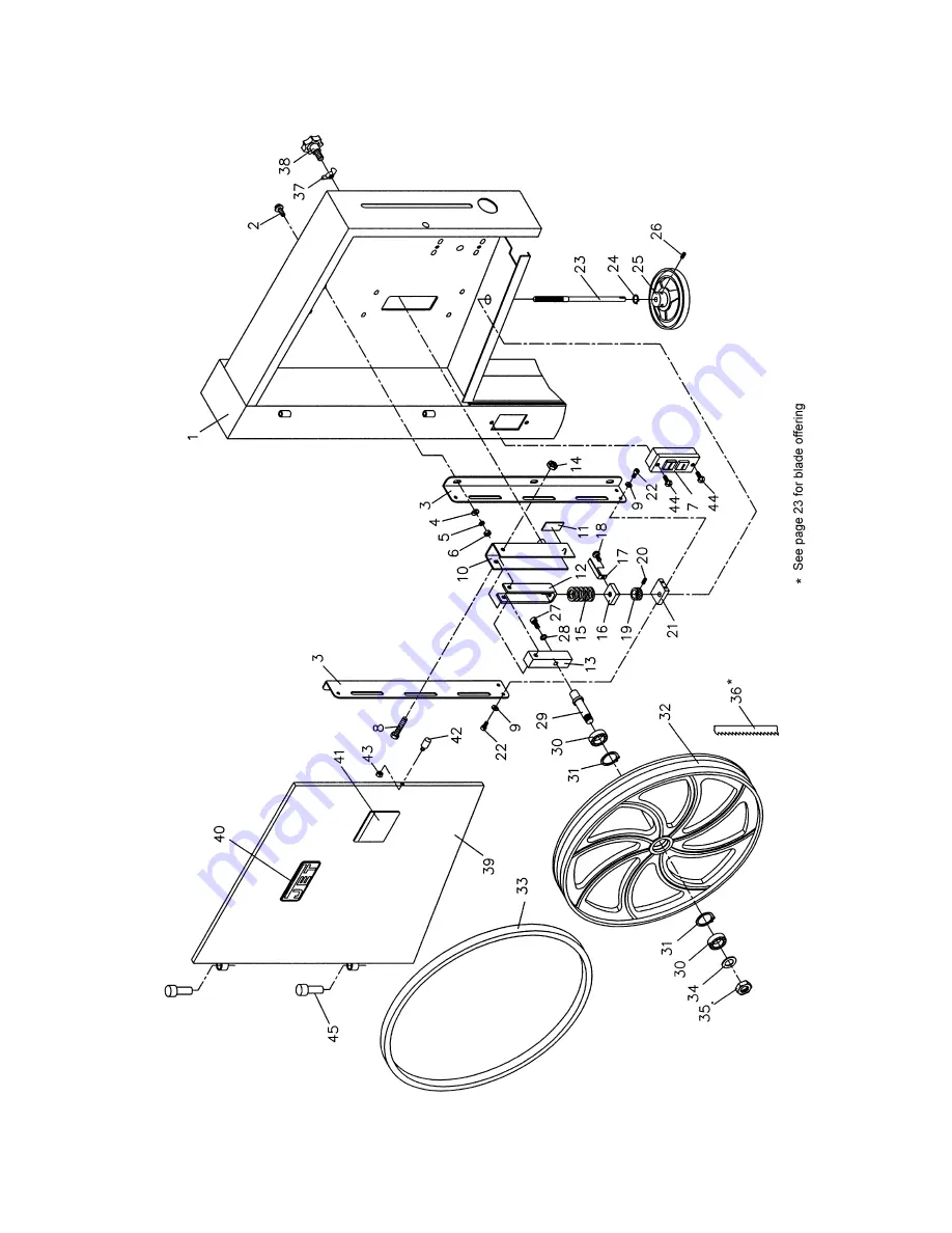 WMH Tool Group JET JWBS-18X Скачать руководство пользователя страница 25