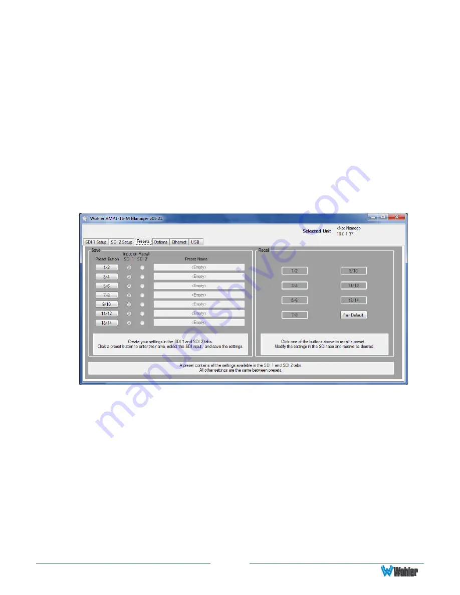 Wohler AMP1-16-M User Manual Download Page 18