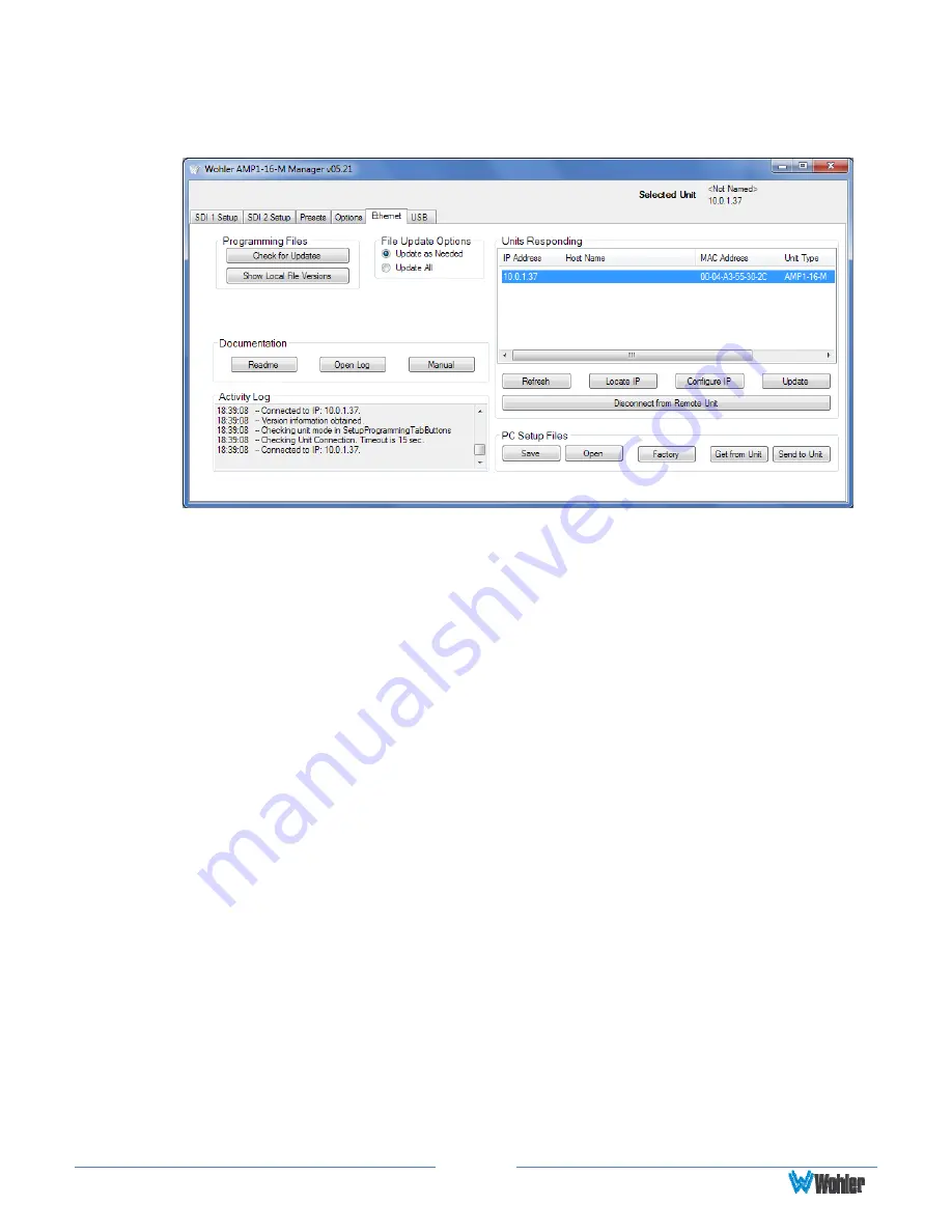 Wohler AMP1-16-M User Manual Download Page 52