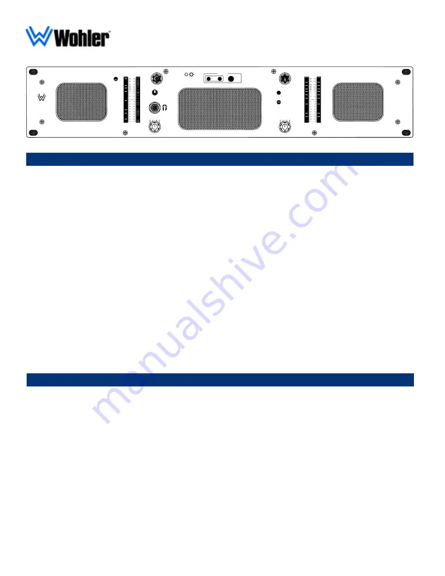 Wohler AMP2-V2DA User Manual Download Page 4