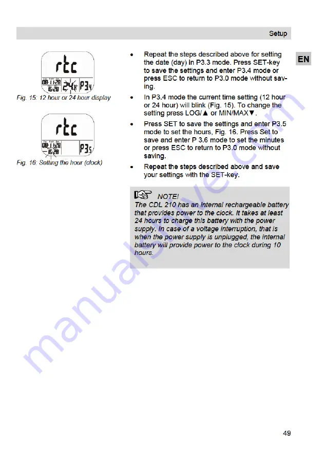 Wohler CDL 210 Operating Manual Download Page 21