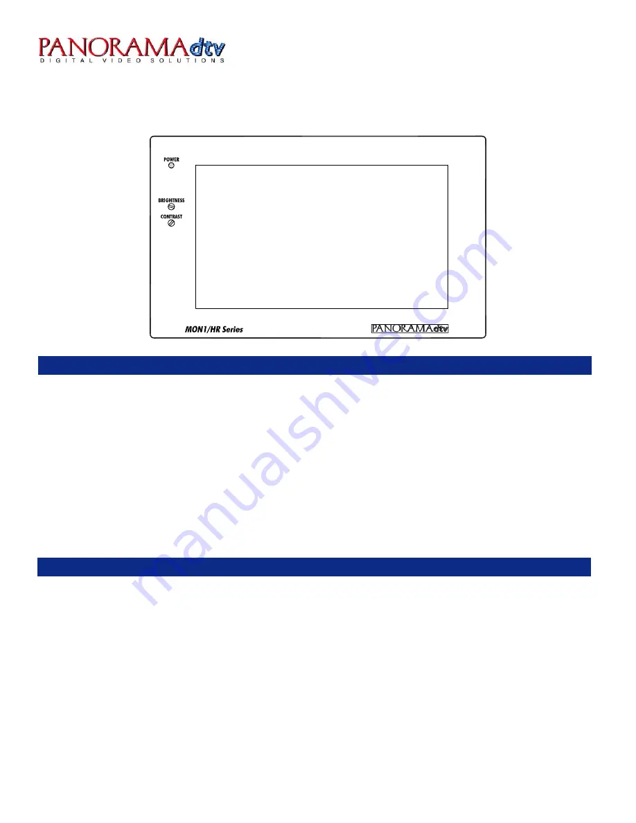 Wohler MON1-T/7W-HR Скачать руководство пользователя страница 4