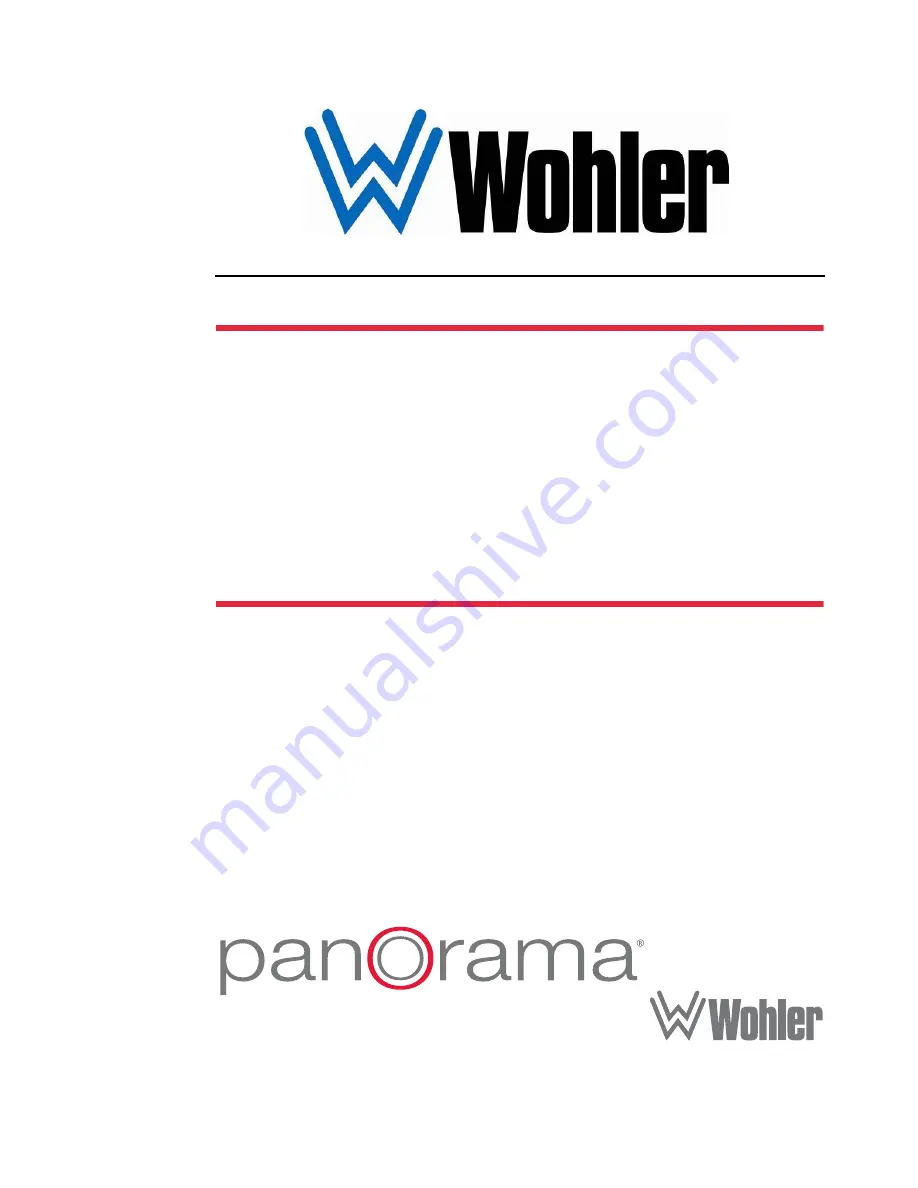 Wohler RM-2435-HD User Manual Download Page 1