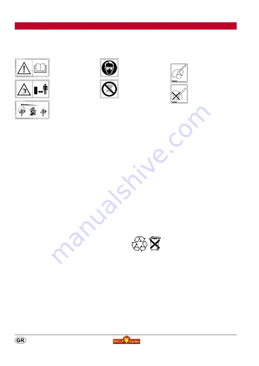 Wolf Garten GT 815 AC Instruction Manual Download Page 63