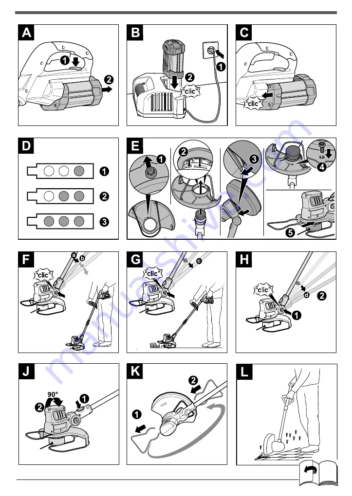 Wolf Garten GTB 36 Operating Instructions Manual Download Page 3