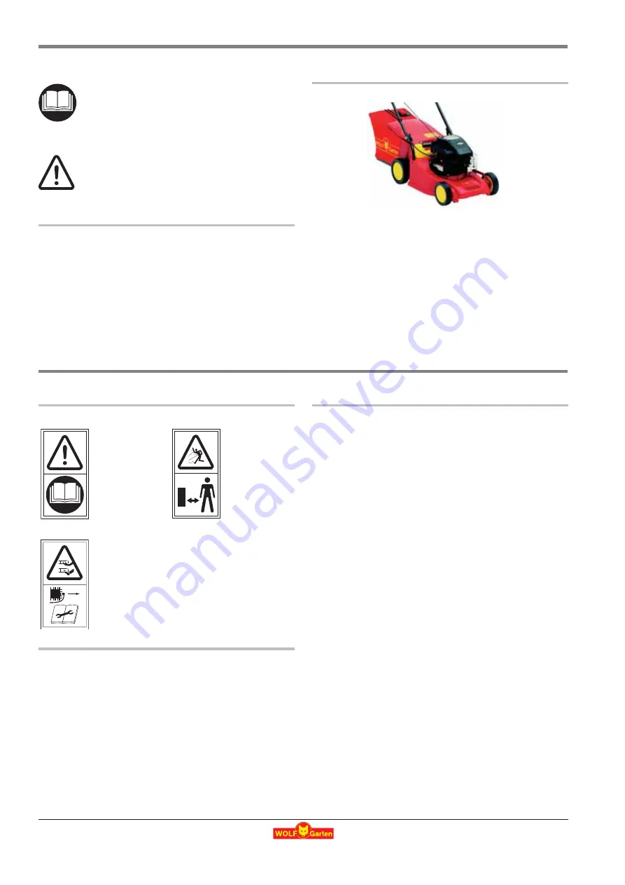 Wolf Garten HBM Power 46 BA Instruction Manual Download Page 57