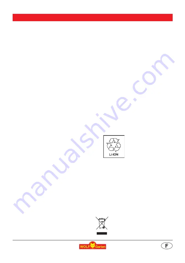 Wolf Garten LI-ION POWER GT 815 Instruction Manual Download Page 20