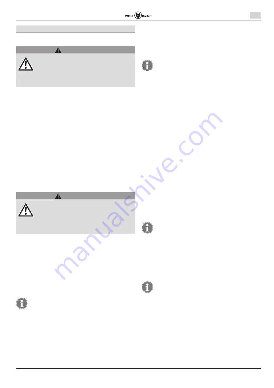 Wolf Garten LYCOS 40/230 Original Operating Instructions Download Page 93