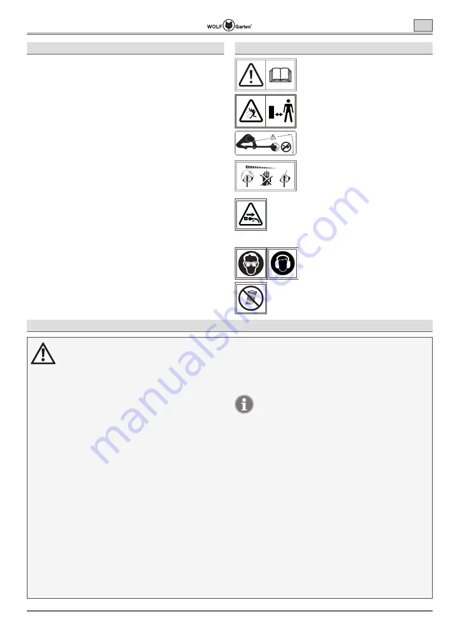 Wolf Garten Lycos 40 M Series Original Operating Instructions Download Page 125