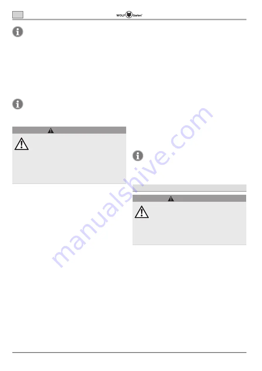 Wolf Garten Lycos 40 M Series Original Operating Instructions Download Page 148