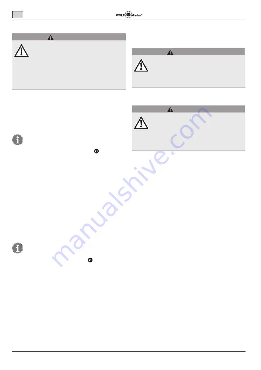 Wolf Garten Lycos 40 M Series Original Operating Instructions Download Page 150