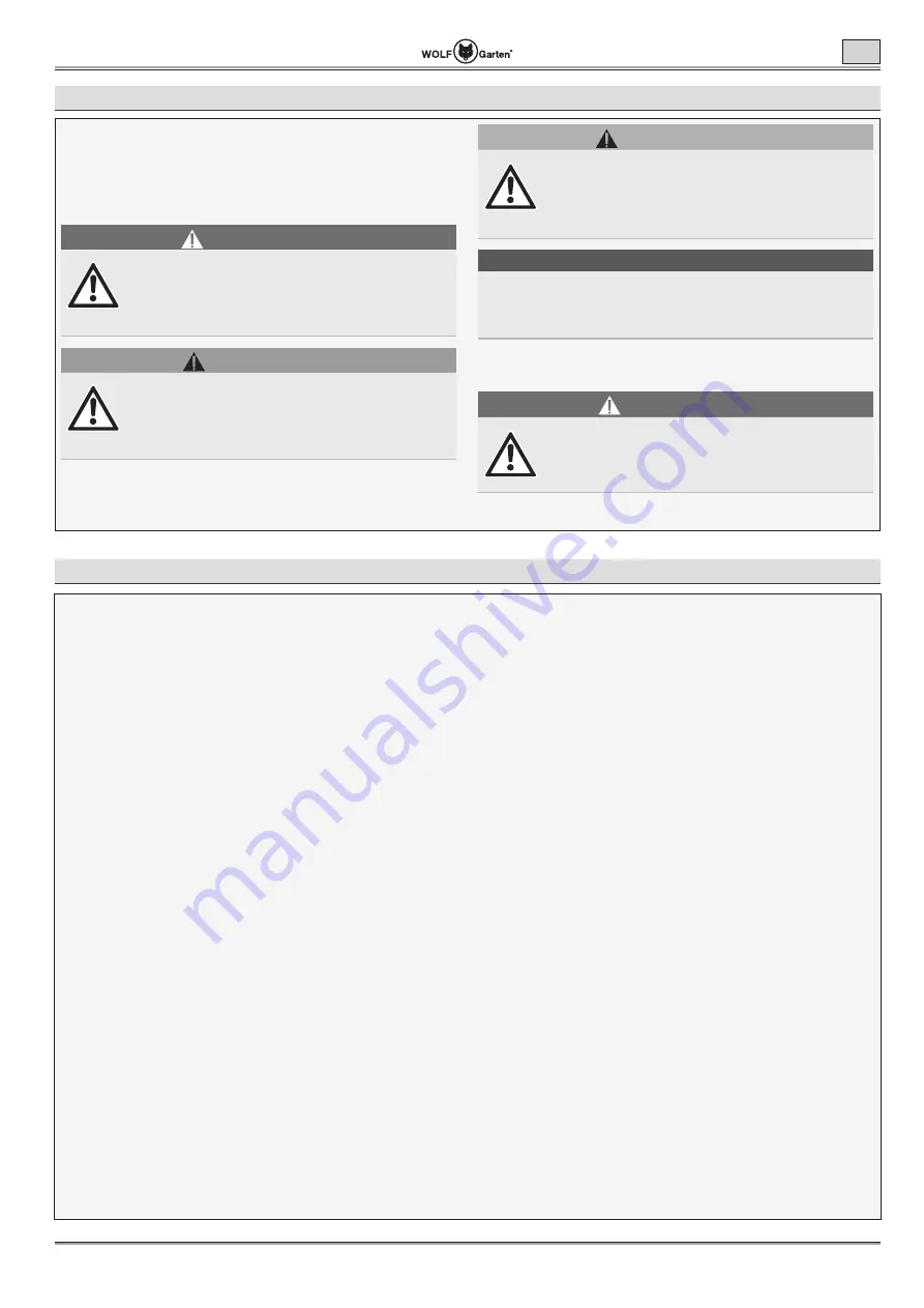 Wolf Garten Lycos 40 M Series Original Operating Instructions Download Page 153