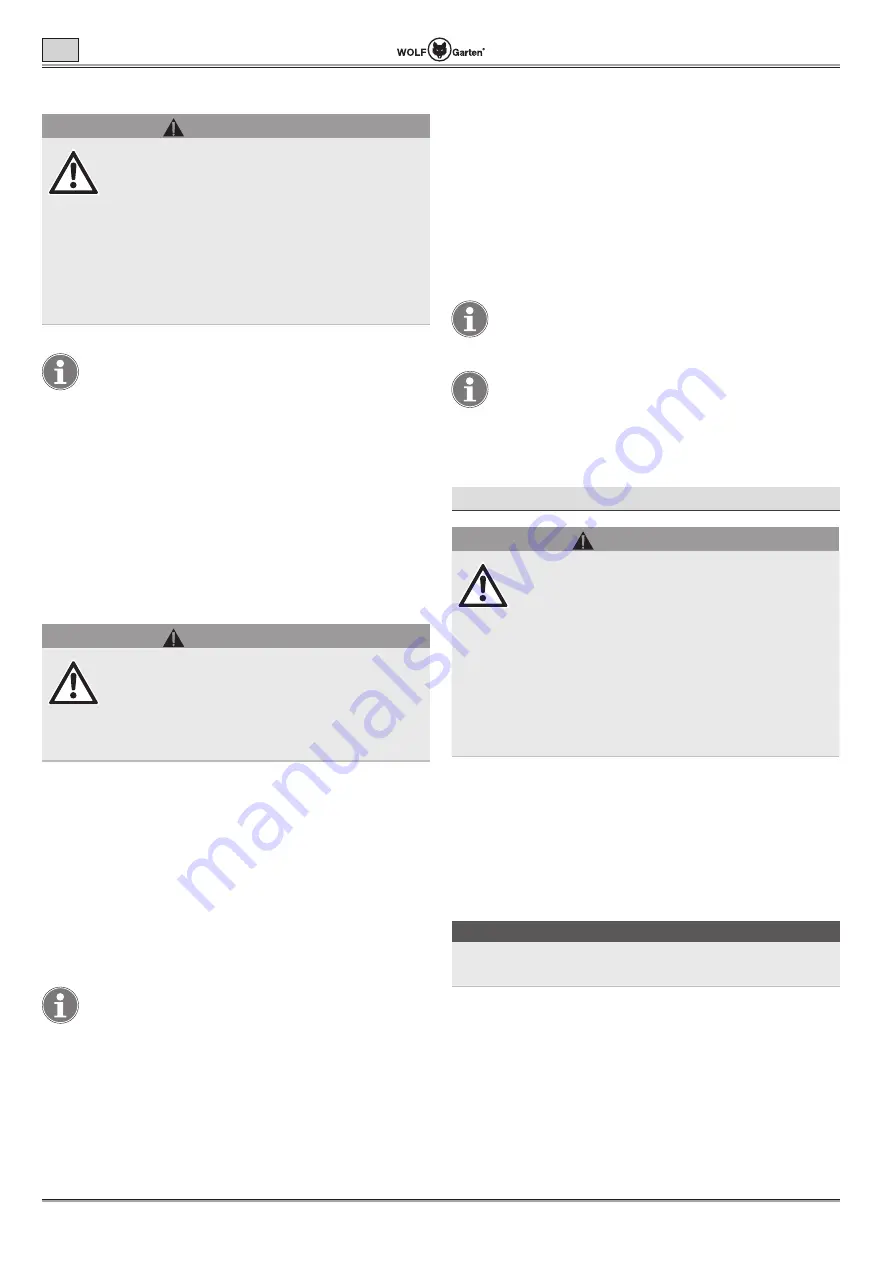 Wolf Garten Lycos 40 M Series Original Operating Instructions Download Page 158