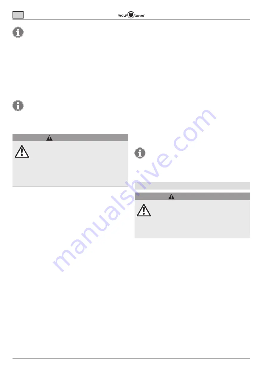 Wolf Garten Lycos 40 M Series Original Operating Instructions Download Page 166