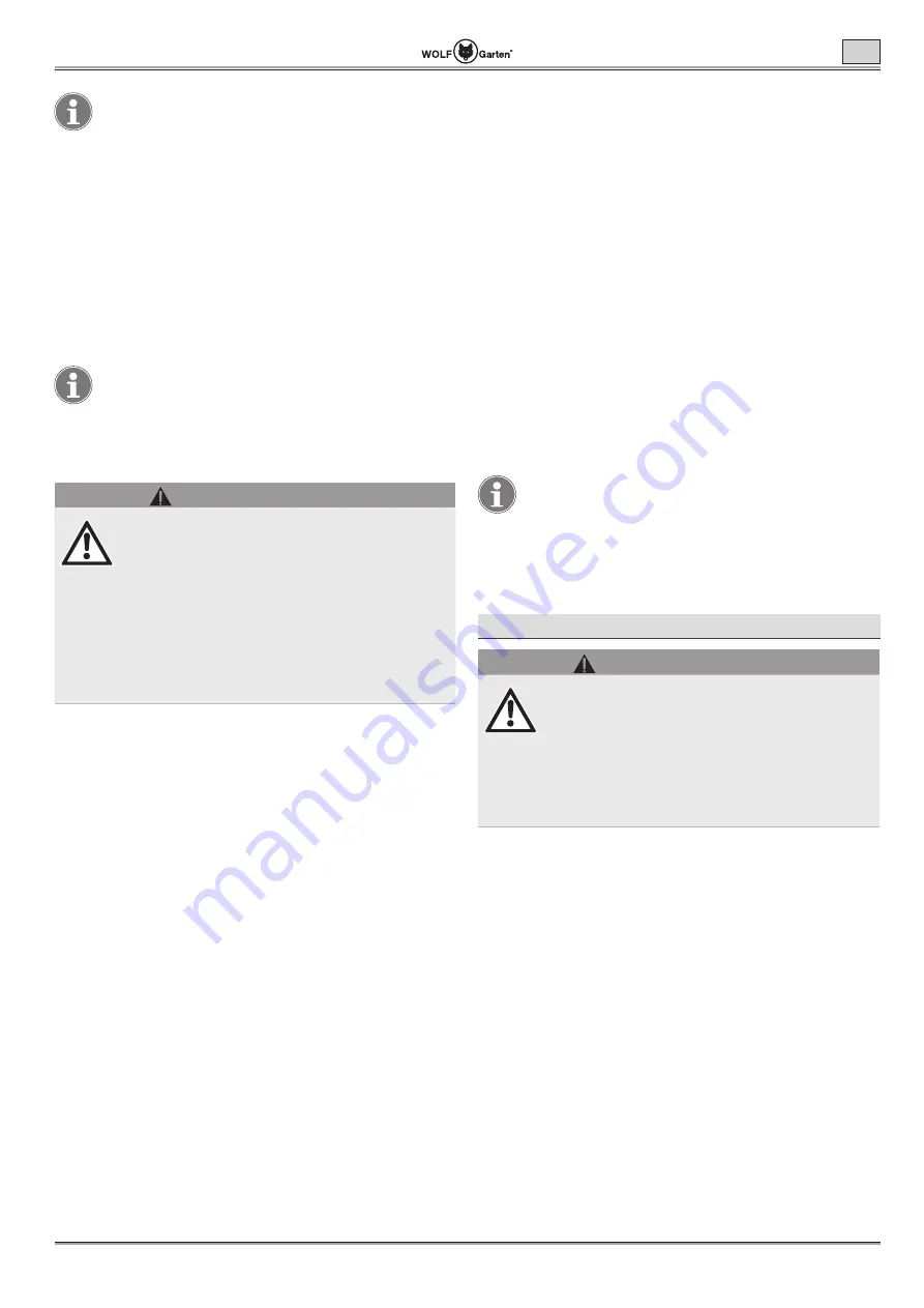 Wolf Garten Lycos 40 M Series Original Operating Instructions Download Page 175