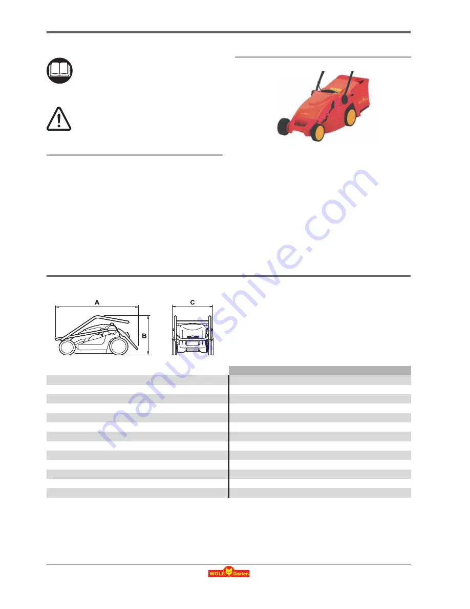 Wolf Garten Power 1500 Instruction Manual Download Page 5