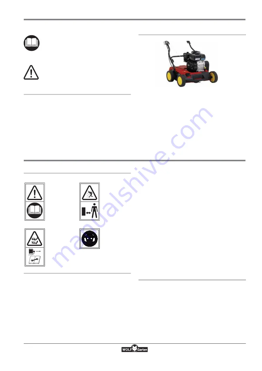 Wolf Garten UV 35 B Original Operating Instructions Download Page 6