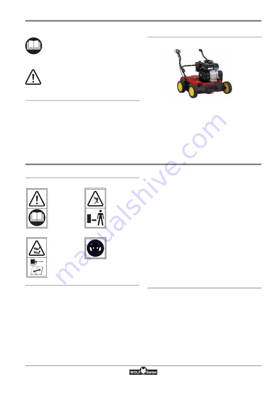 Wolf Garten UV 35 B Original Operating Instructions Download Page 76