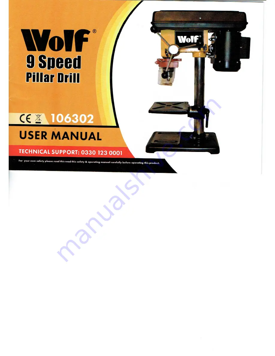 Wolf 106302 User Manual Download Page 1