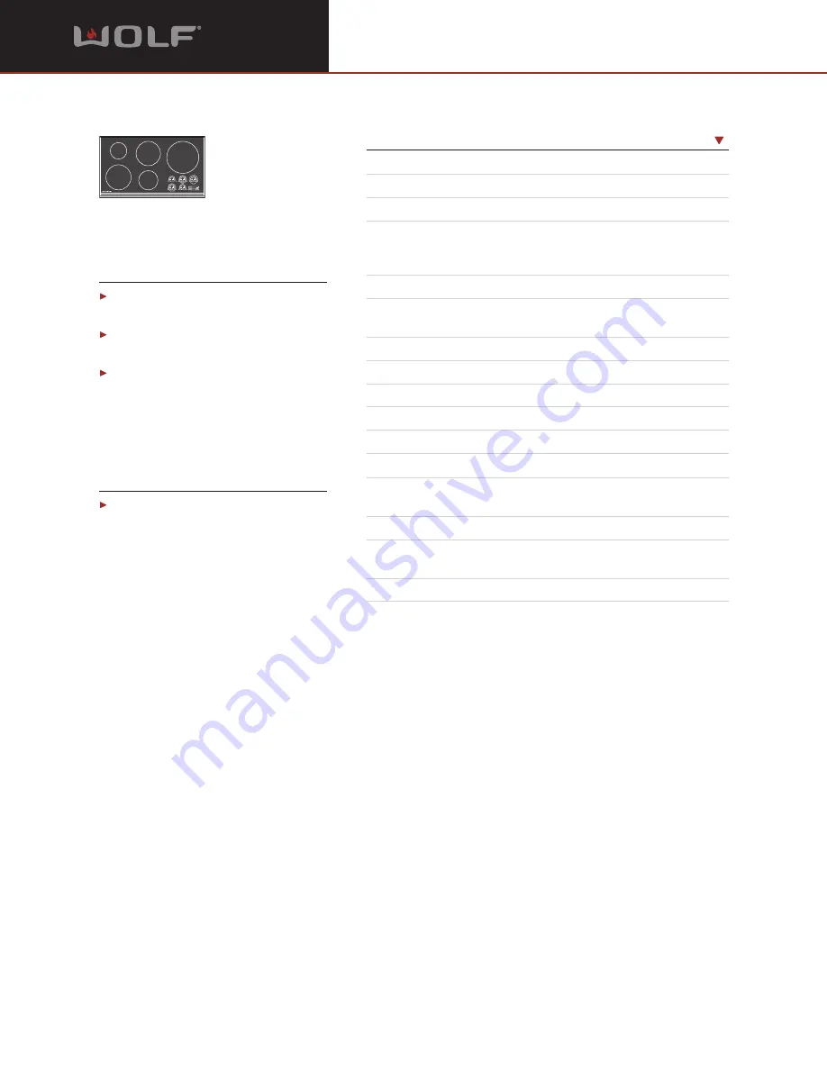 Wolf CT36I Planning Information Download Page 3