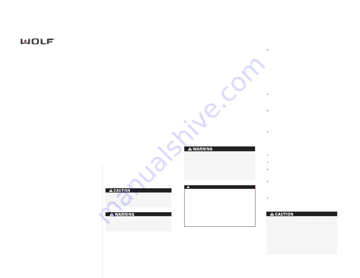 Wolf ICBDF 364G User Manual Download Page 2