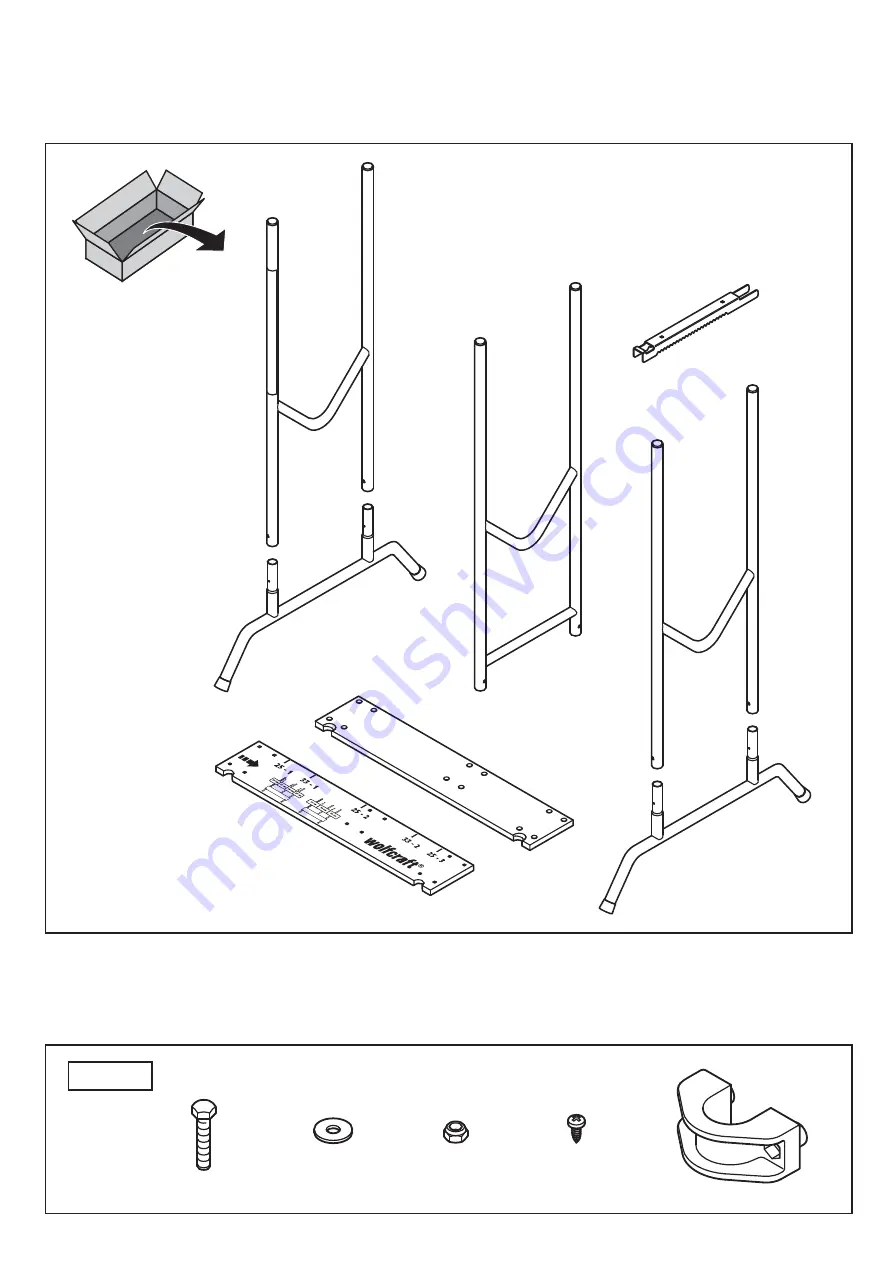 Wolfcraft 5119000 Installation Instructions Manual Download Page 2