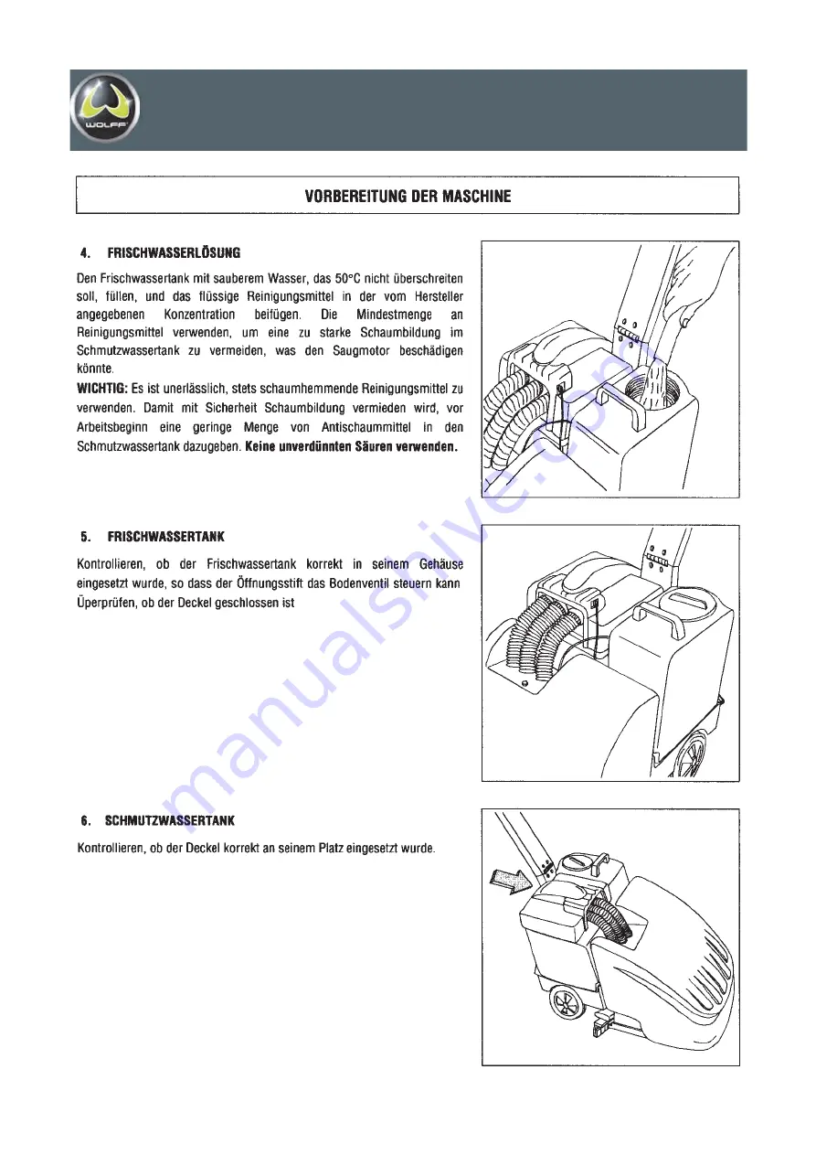 WOLFF C 35 E Operating Manual Download Page 6