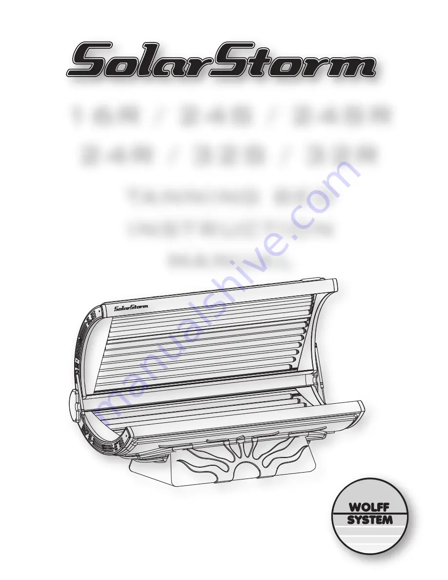 WOLFF SolarStorm 16R Скачать руководство пользователя страница 1