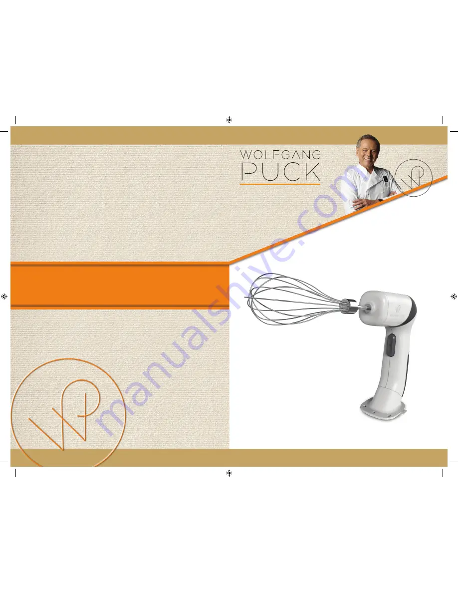 Wolfgang Puck BGHM0020 Use And Care Manual Download Page 1